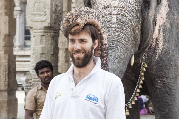Tough Rides India Elephant Blessing